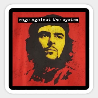 Rage Against the System Parody Design - Luigi Mangione Silhouette Sticker